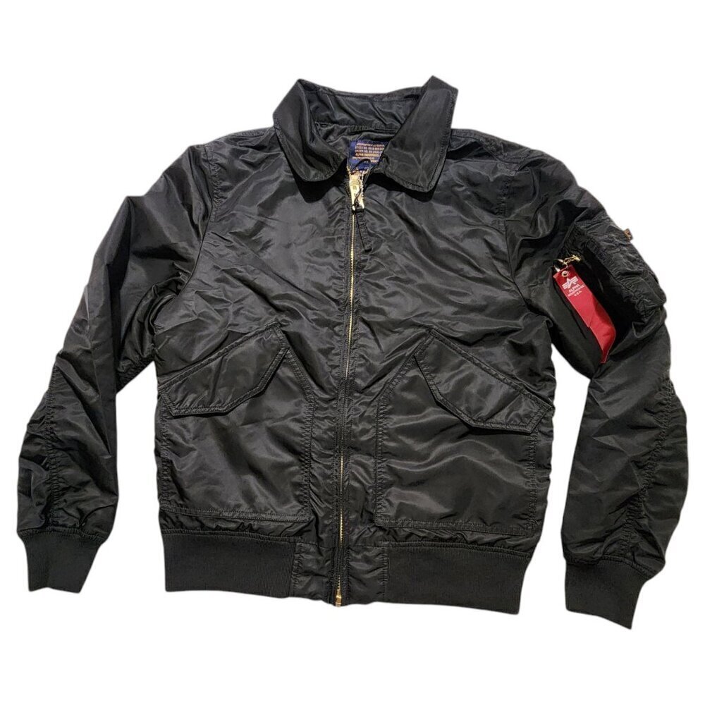 Alpha Industries Men's CWU 36P MOD Slim‎ Fit Size Large Black